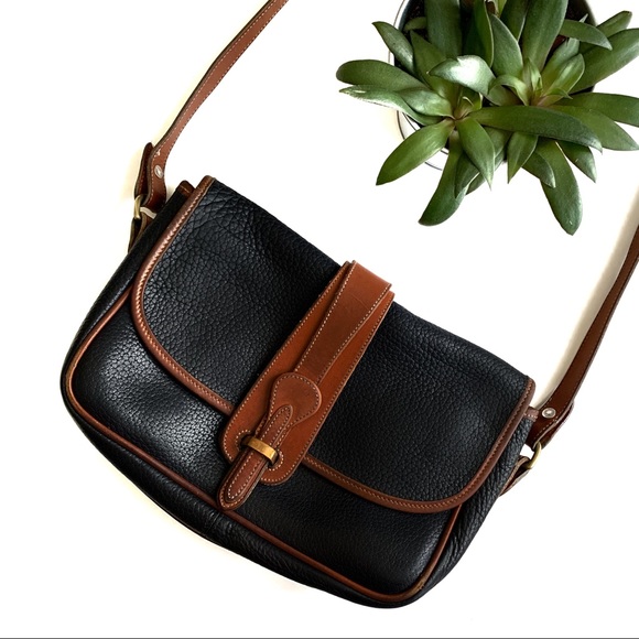 Dooney & Bourke Handbags - Vintage Black Dooney & Bourke Equestrian Crossbody